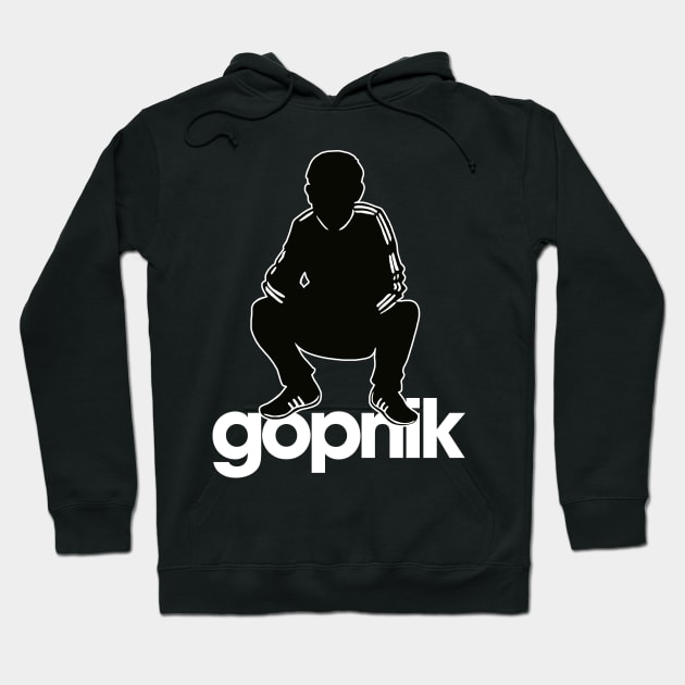 Slav Squat // Gopnik Gopnitsa Subculture Slavic Design Hoodie by darklordpug